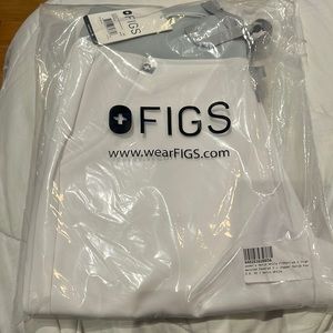 NWT white figs high waisted Zamora XS